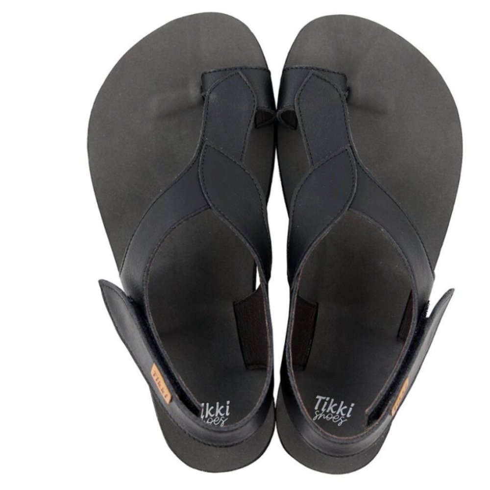 Tikki Soul Sandals - Black leather  (Size 37)